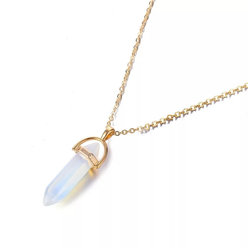*BOGO* Crystal Stone Pendent Necklace *1 left* - Picture 2 of 3